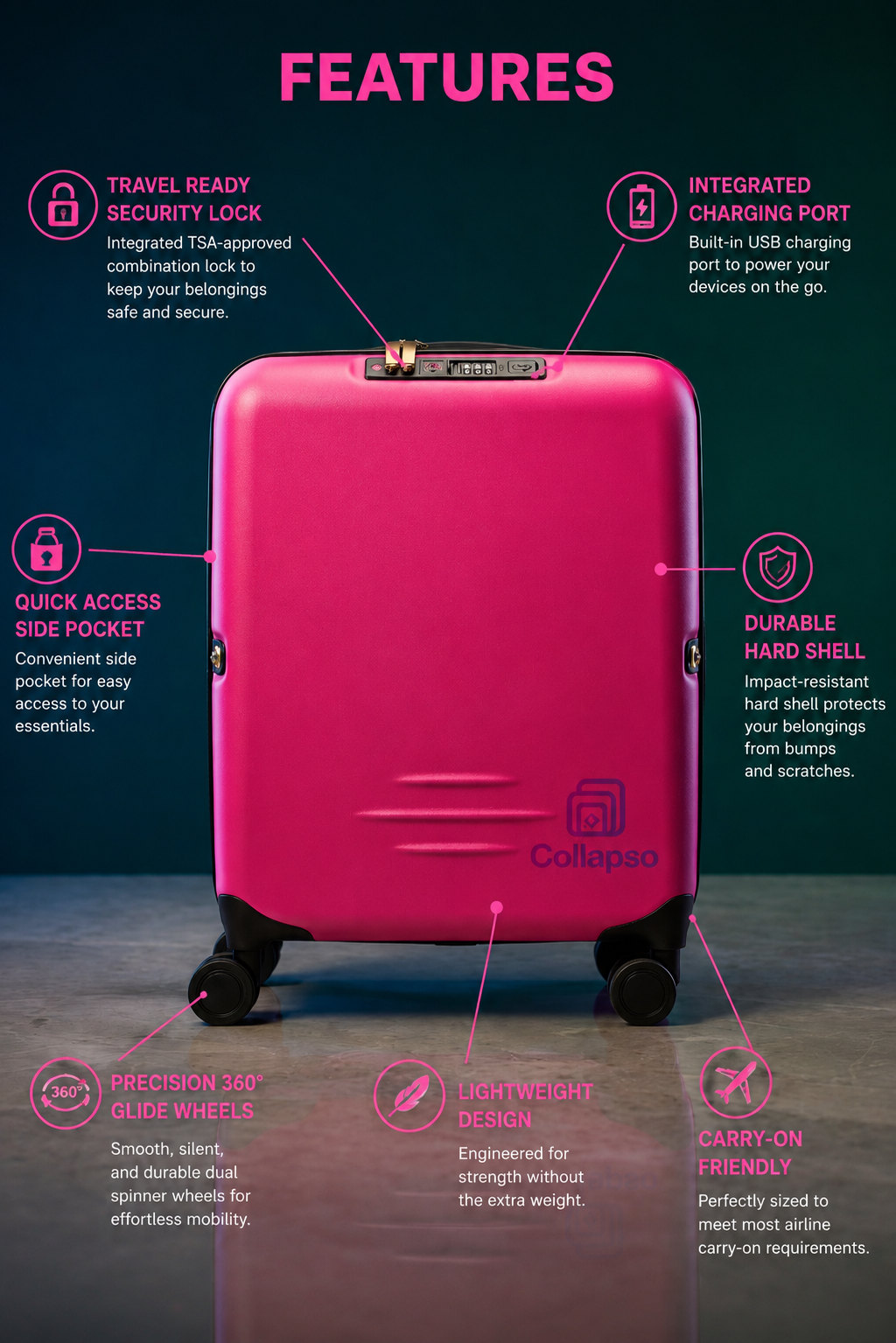 20" Carry on & 16" Travel Mini Bundle