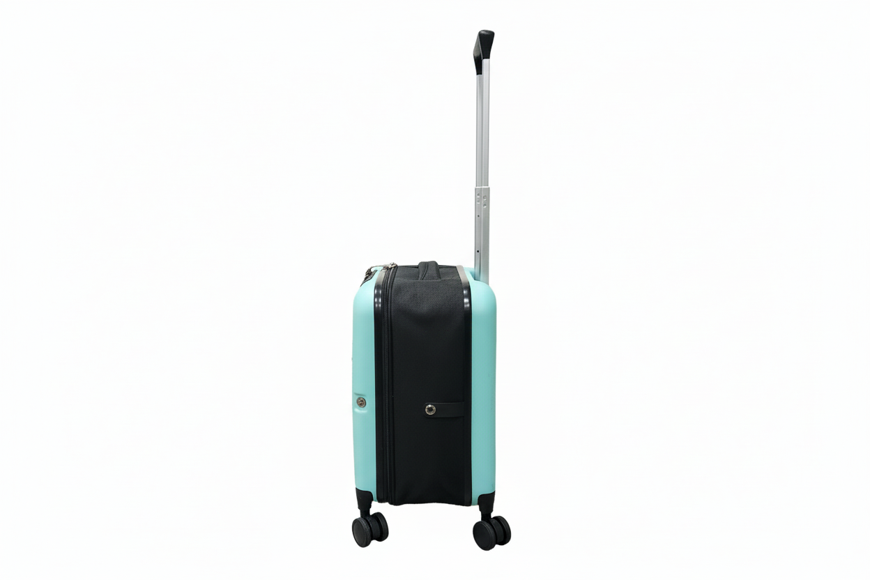Collapso luggage with clean background